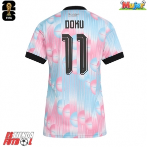 Bélgica Jeremy Doku #11 Segunda Equipación Mujer Mundial 2026 Manga Corta